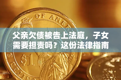 武汉父亲欠债被告上法庭，子女需要担责吗？这份法律指南必须看完
