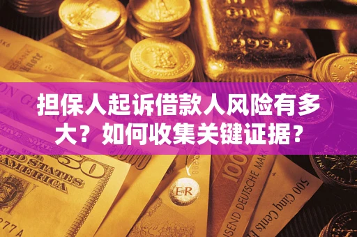 武汉担保人起诉借款人风险有多大？如何收集关键证据？