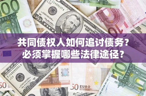 武汉共同债权人如何追讨债务？必须掌握哪些法律途径？