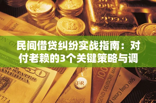 武汉民间借贷纠纷实战指南：对付老赖的3个关键策略与调解盲区解析