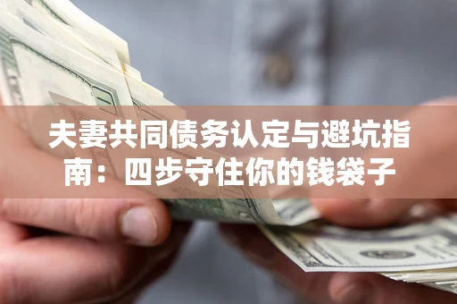 武汉夫妻共同债务认定与避坑指南：四步守住你的钱袋子