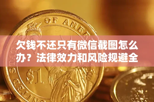 武汉欠钱不还只有微信截图怎么办？法律效力和风险规避全解析