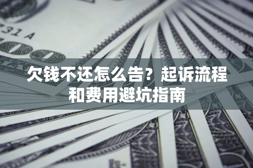 武汉欠钱不还怎么告?起诉流程和费用避坑指南 武汉欠钱不还怎么告?起诉流程和费用避坑指南