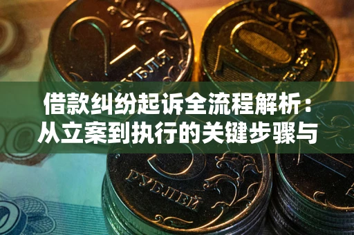 武汉借款纠纷起诉全流程解析：从立案到执行的关键步骤与防败诉指南